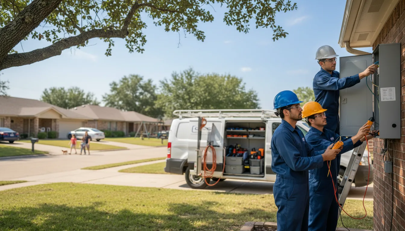 Certified electrician providing emergency electrical services in Newark, AR